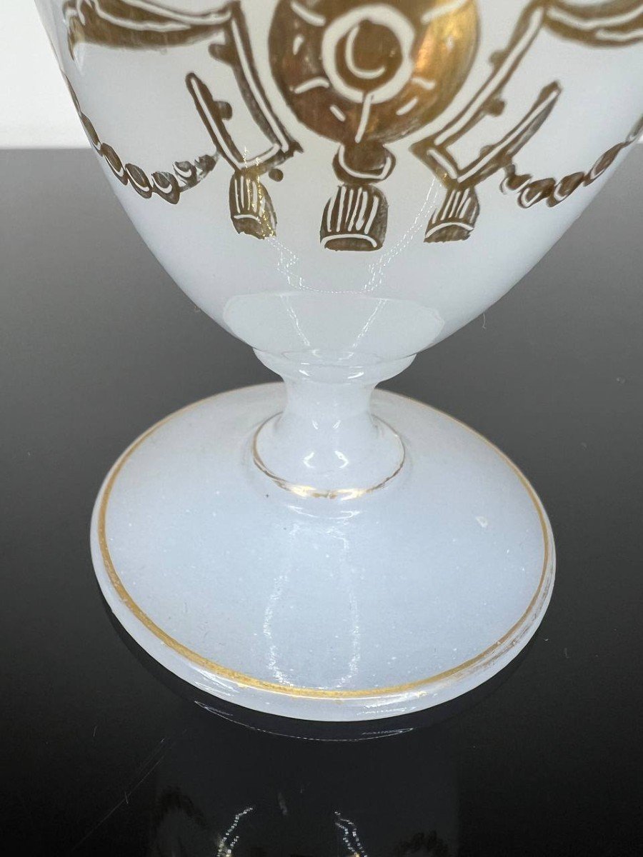 Old Small Opaline Cup Or Chalice-photo-2