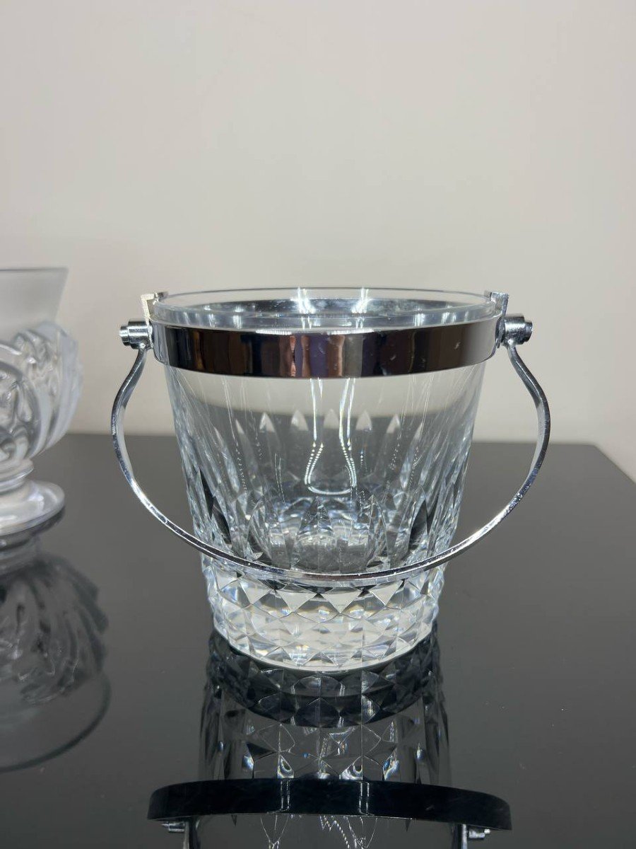 Baccarat Piccadilly Crystal Ice Bucket-photo-3