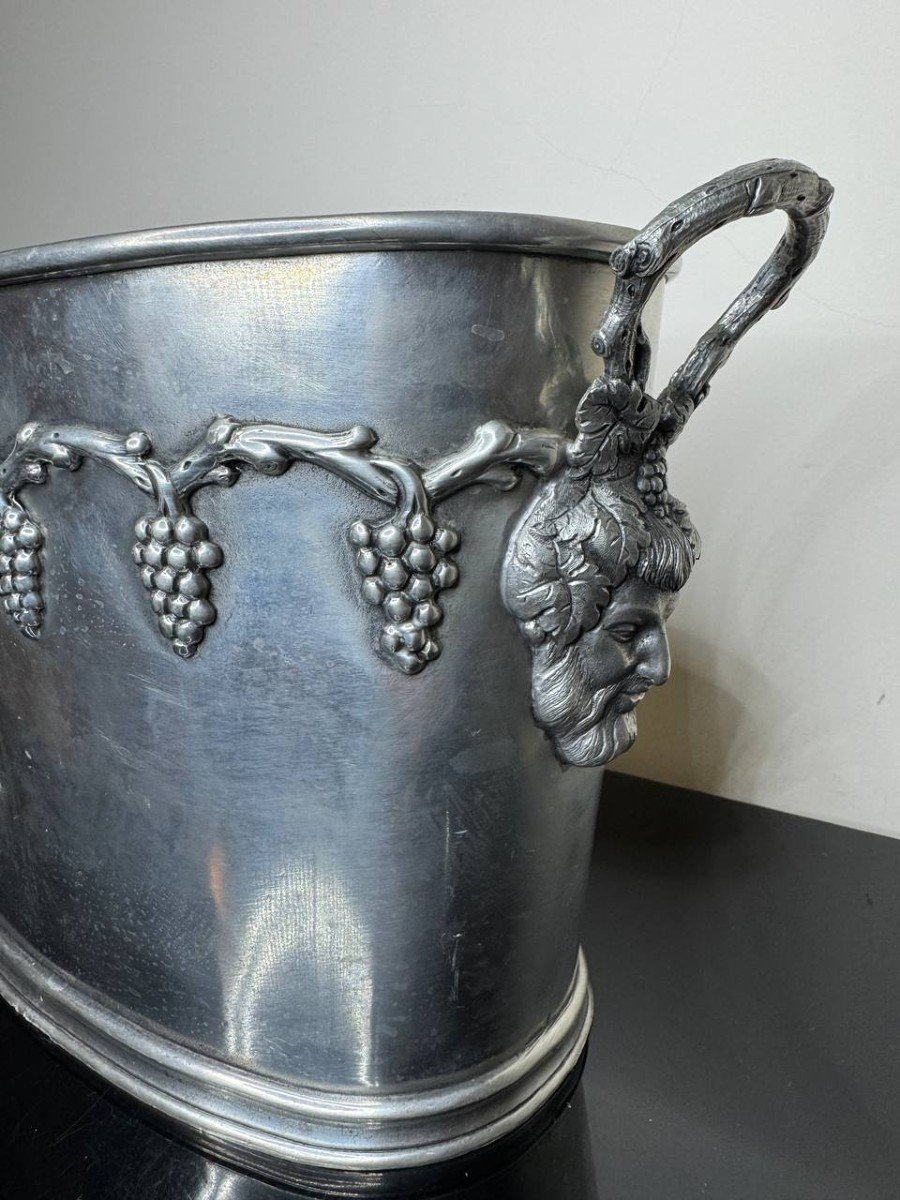 Champagne Bucket, 2 Bottle Cooler, Pewter-photo-4