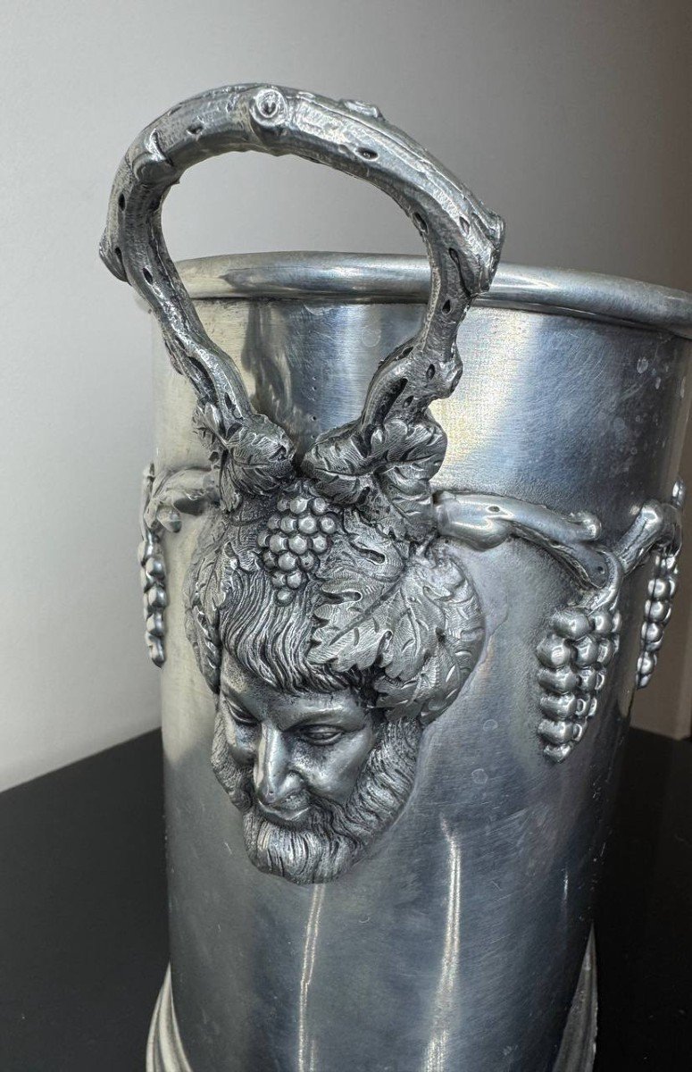 Champagne Bucket, 2 Bottle Cooler, Pewter-photo-4