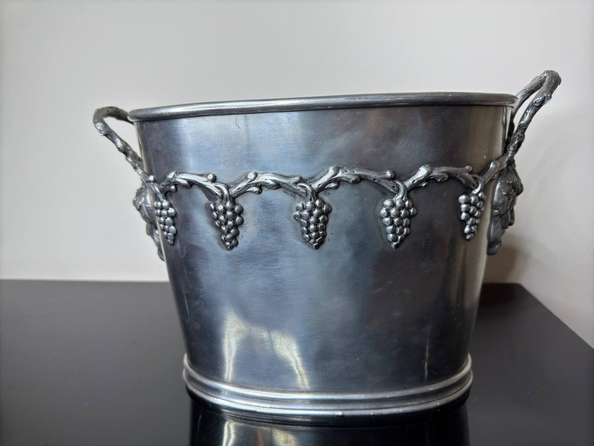 Champagne Bucket, 2 Bottle Cooler, Pewter-photo-5