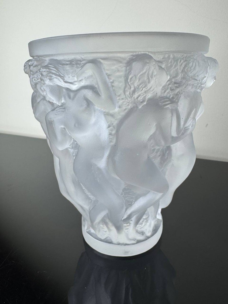 Vase Bacchantes Petit Modèle Lalique France-photo-2