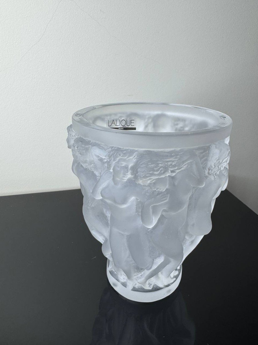 Vase Bacchantes Petit Modèle Lalique France-photo-3