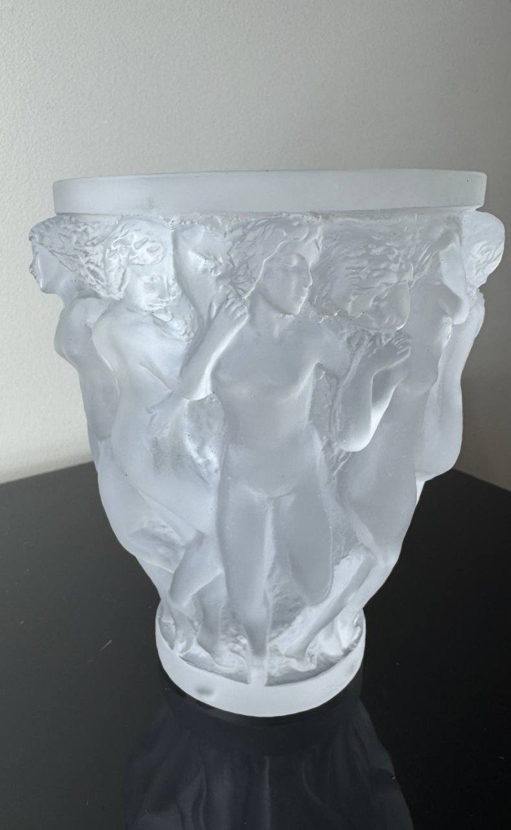 Vase Bacchantes Petit Modèle Lalique France-photo-4