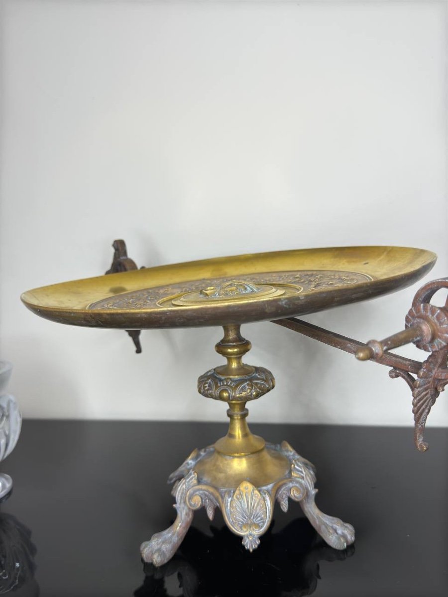 Grande Coupe En Bronze Napoleon III XIXeme-photo-4