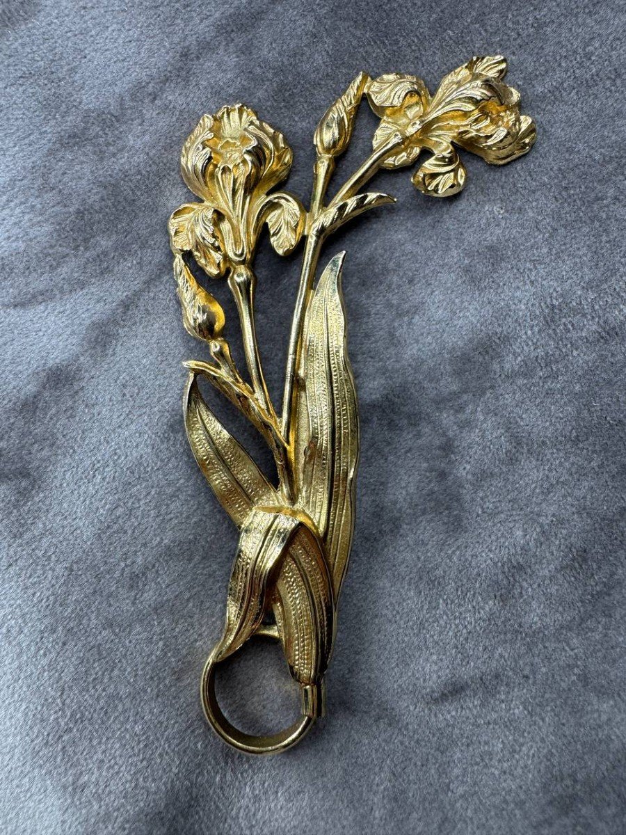 Vintage Broche Fleur D’iris