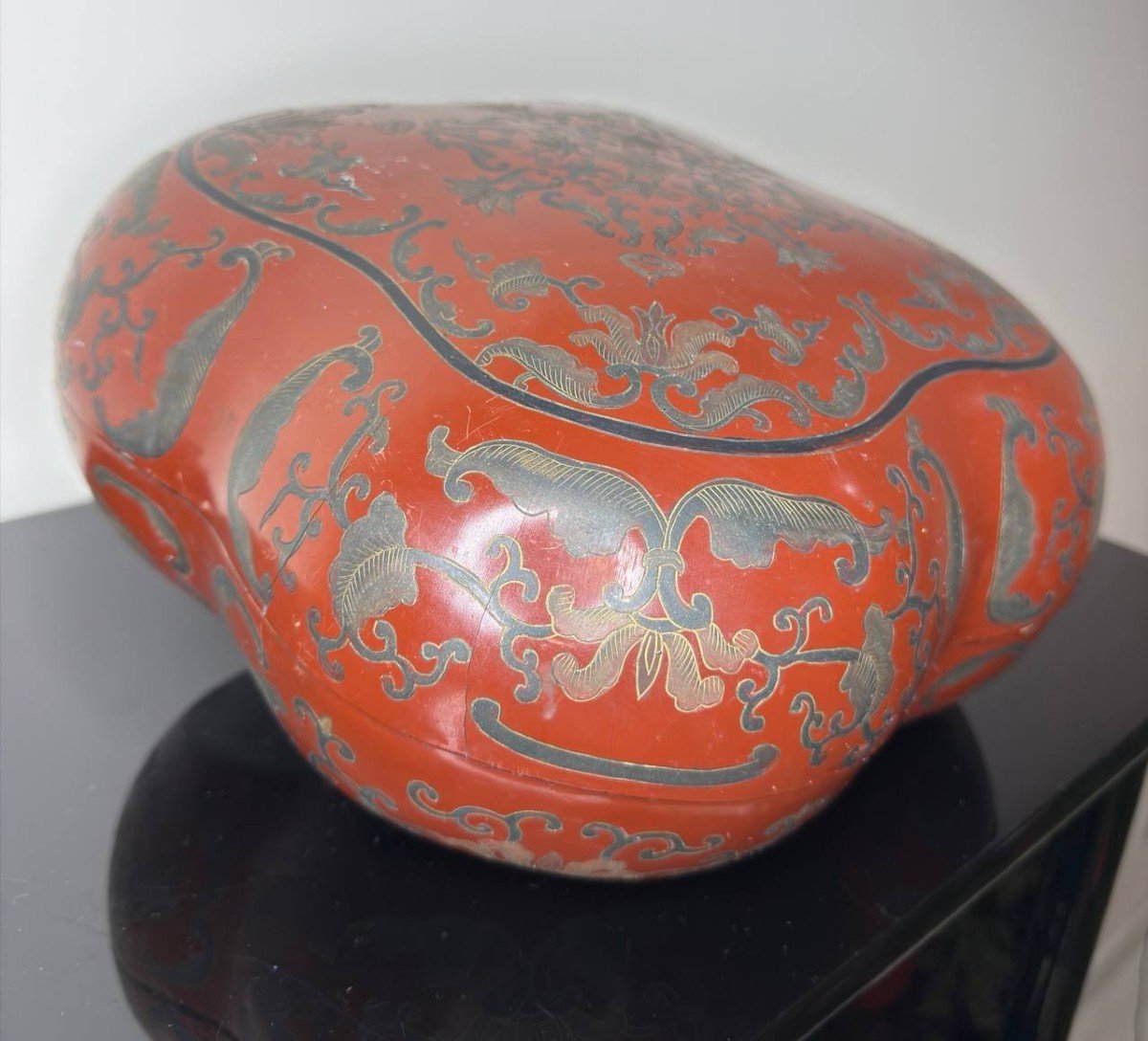 Chinese Red Lacquer Box-photo-2