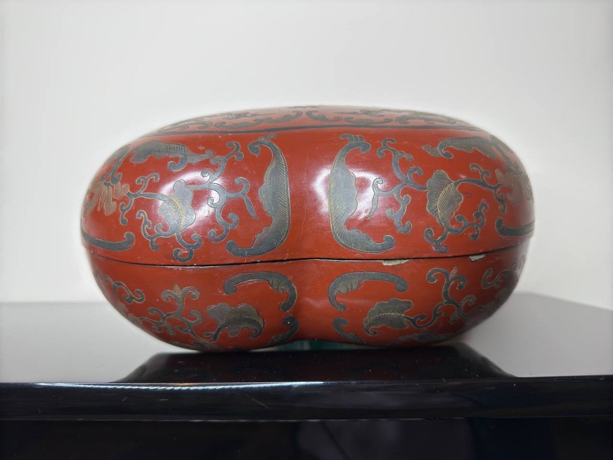 Chinese Red Lacquer Box-photo-4