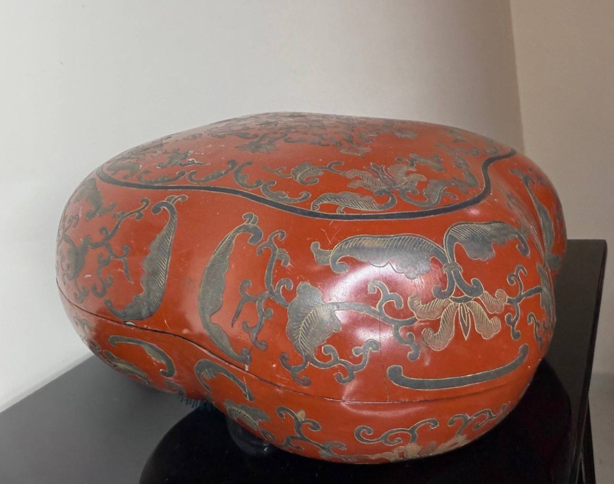 Chinese Red Lacquer Box-photo-3