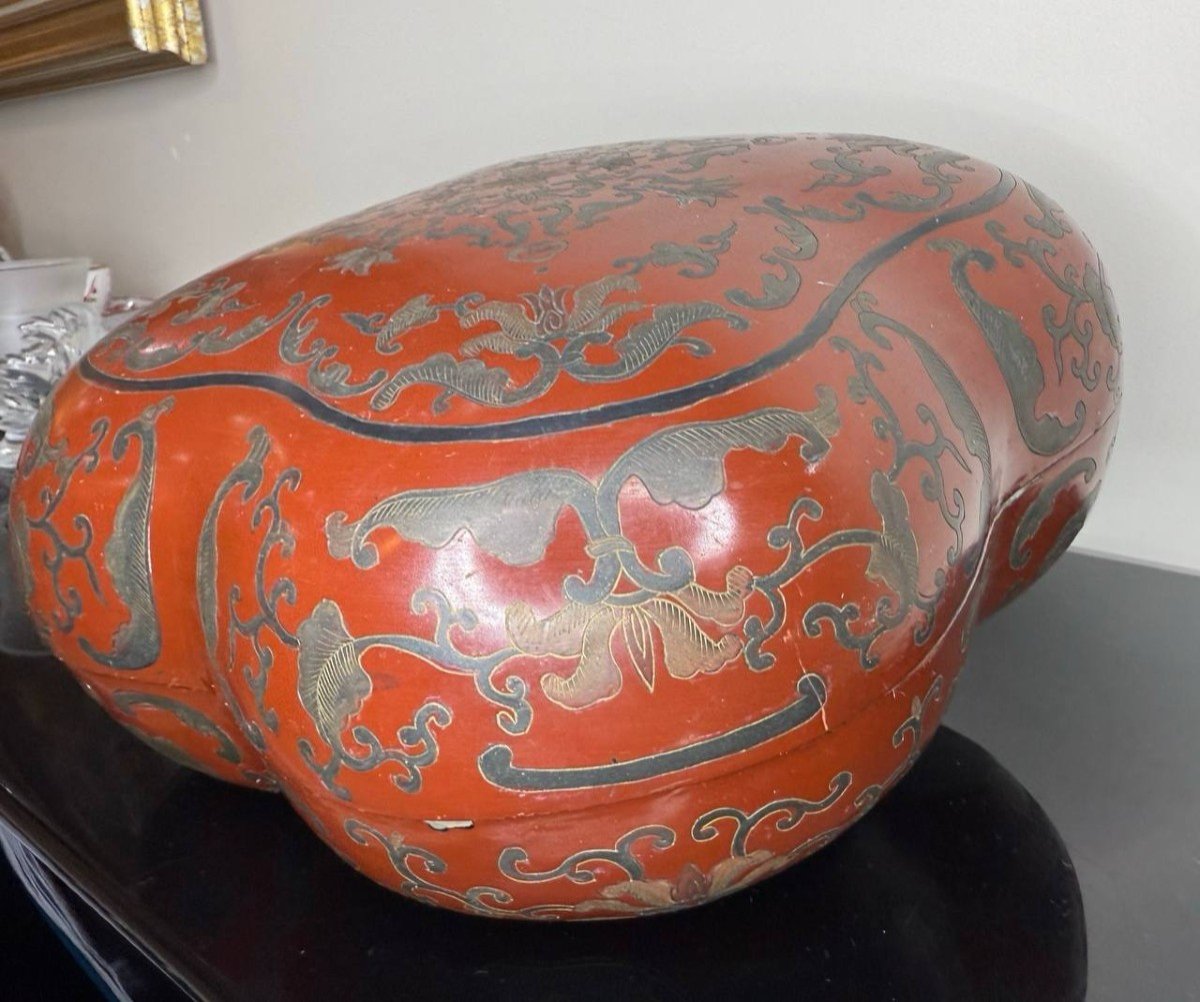 Chinese Red Lacquer Box-photo-4