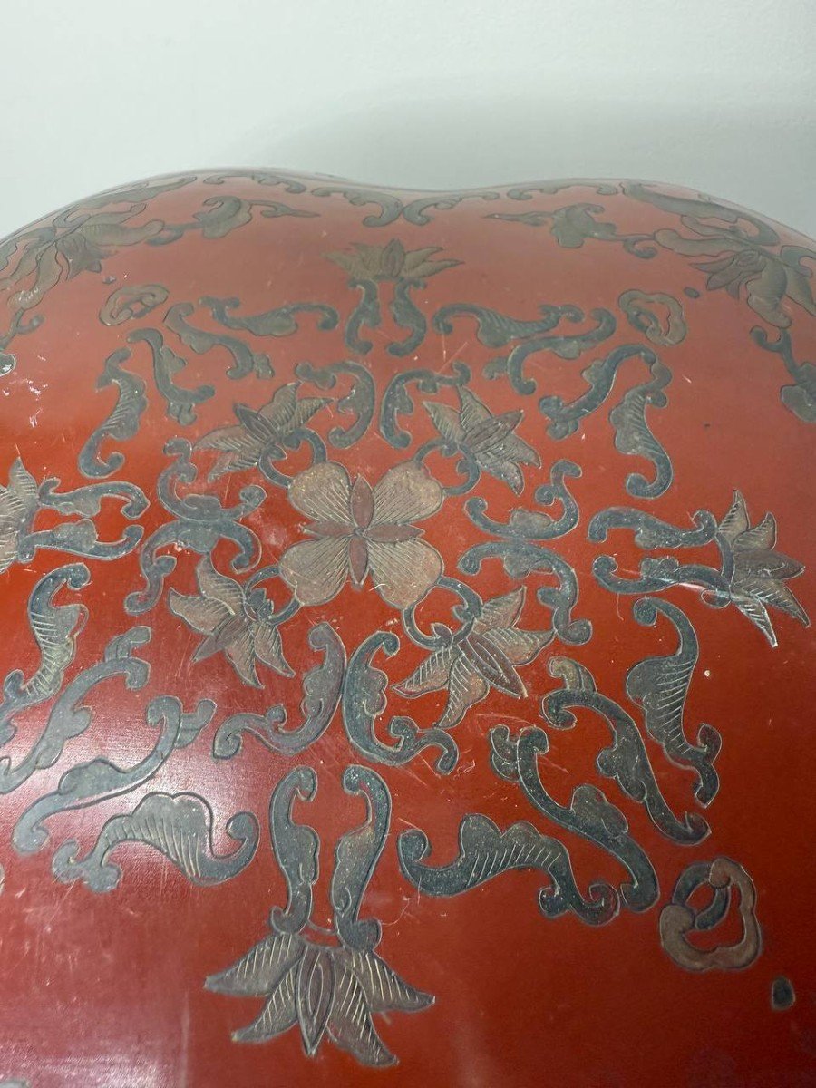 Chinese Red Lacquer Box-photo-8