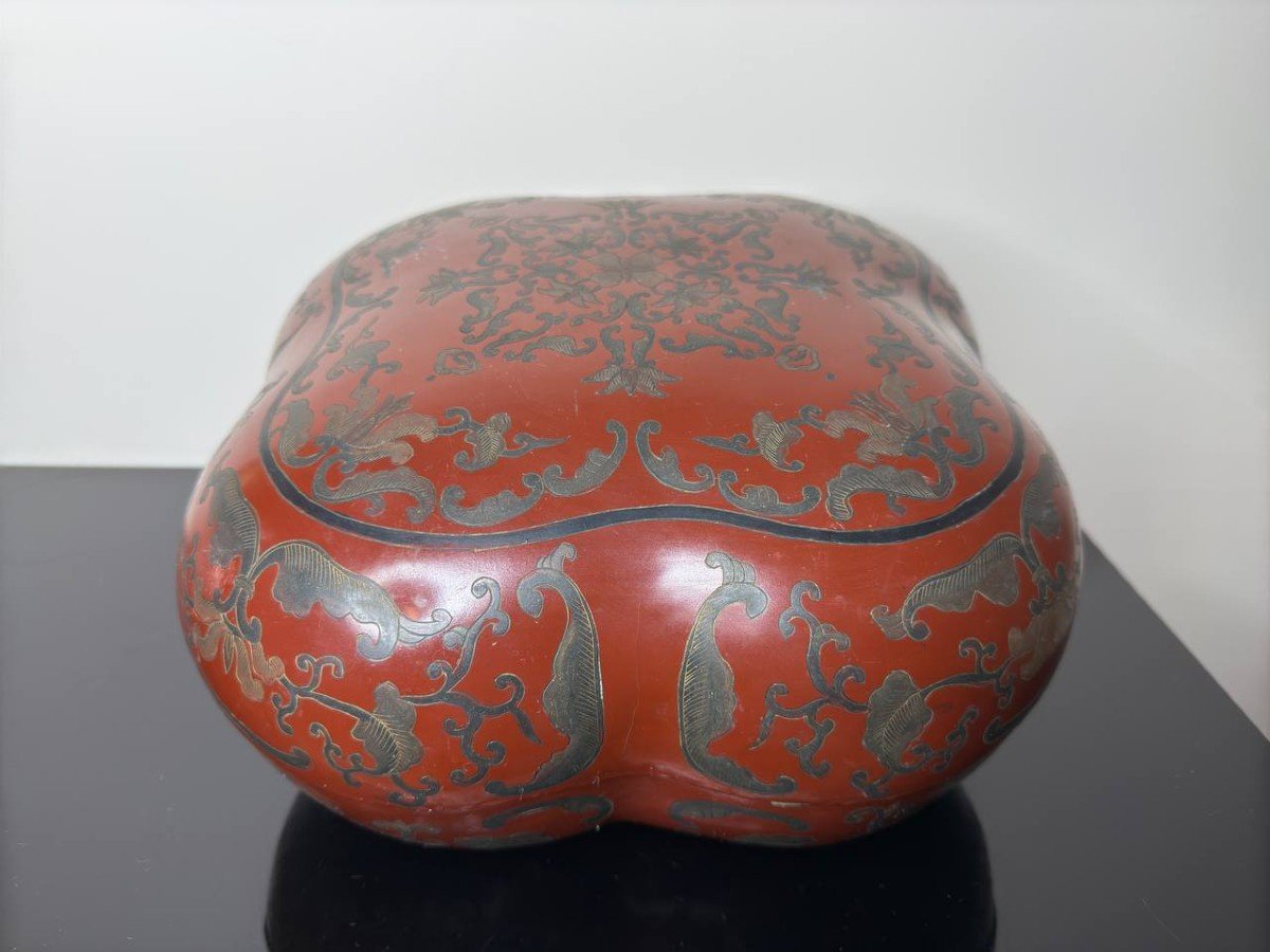 Chinese Red Lacquer Box