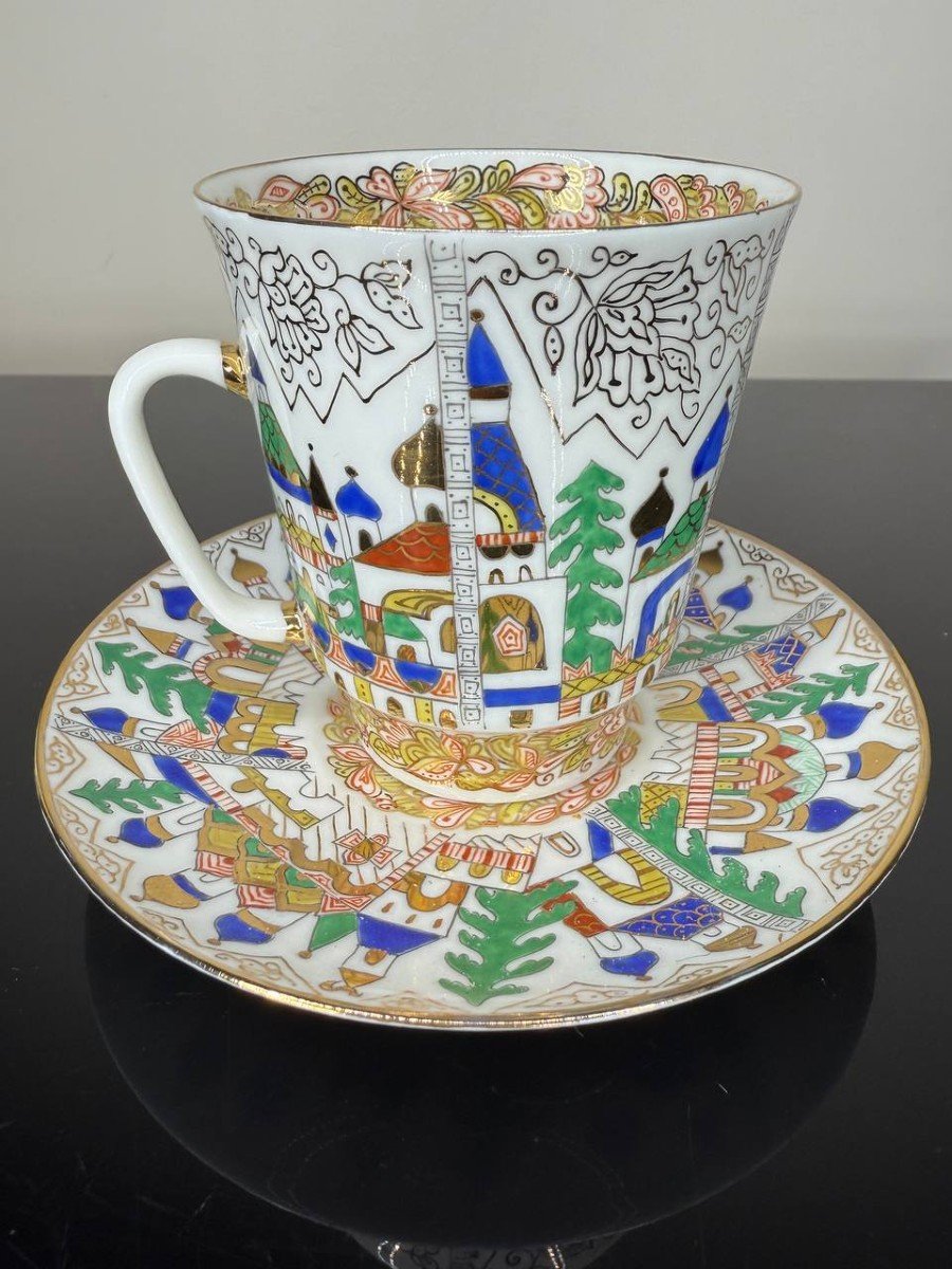 Lomonosov Imperial Porcelain “architecture Of Yesteryear”, Alexsei Vorobyevsky