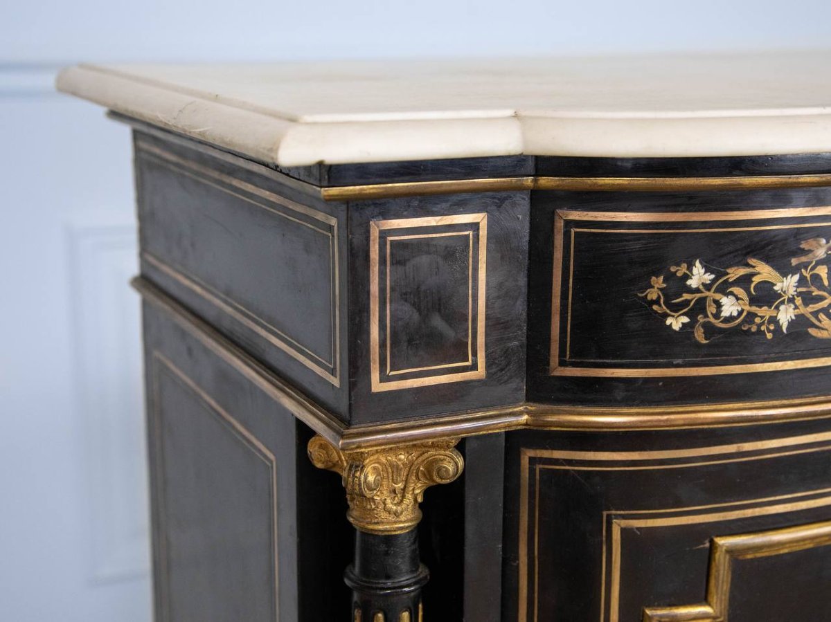 Meuble d'Appui En Marqueterie Napoléon III-photo-6