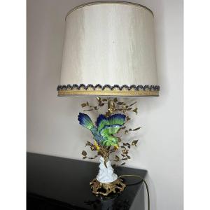 Lampe De Table Moderne Vintage - Giulia Mangani - Oiseau En Porcelaine