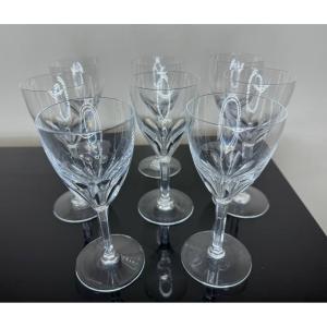 Verres à Vin Cristal Baccarat Modèle Bristol