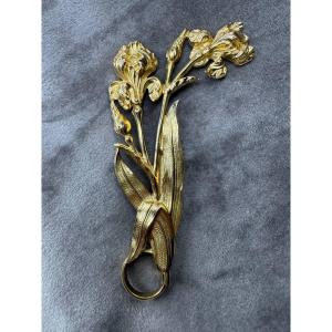 Vintage Broche Fleur D’iris