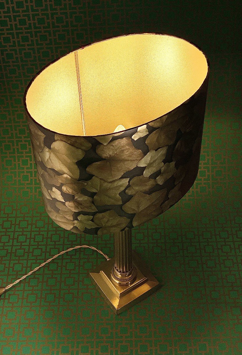 Corinthian Column Bronze Lamp-photo-2