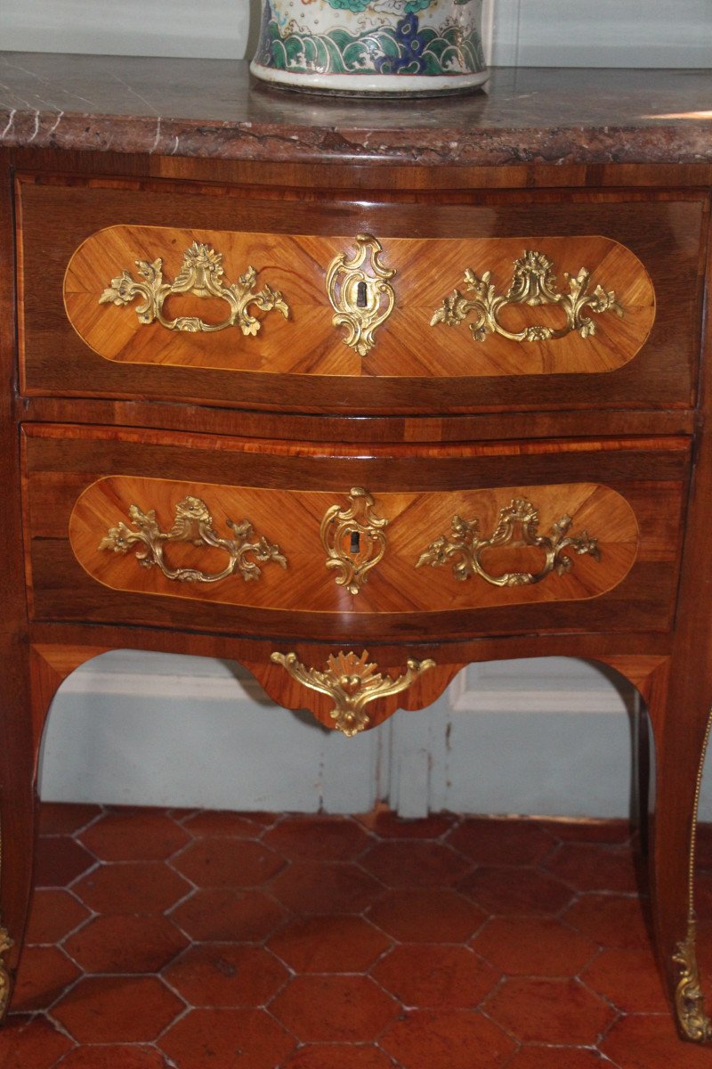 Chest Of Drawers, Stamped Jb Detroulleau, Master In 1767, 18th Century.-photo-2