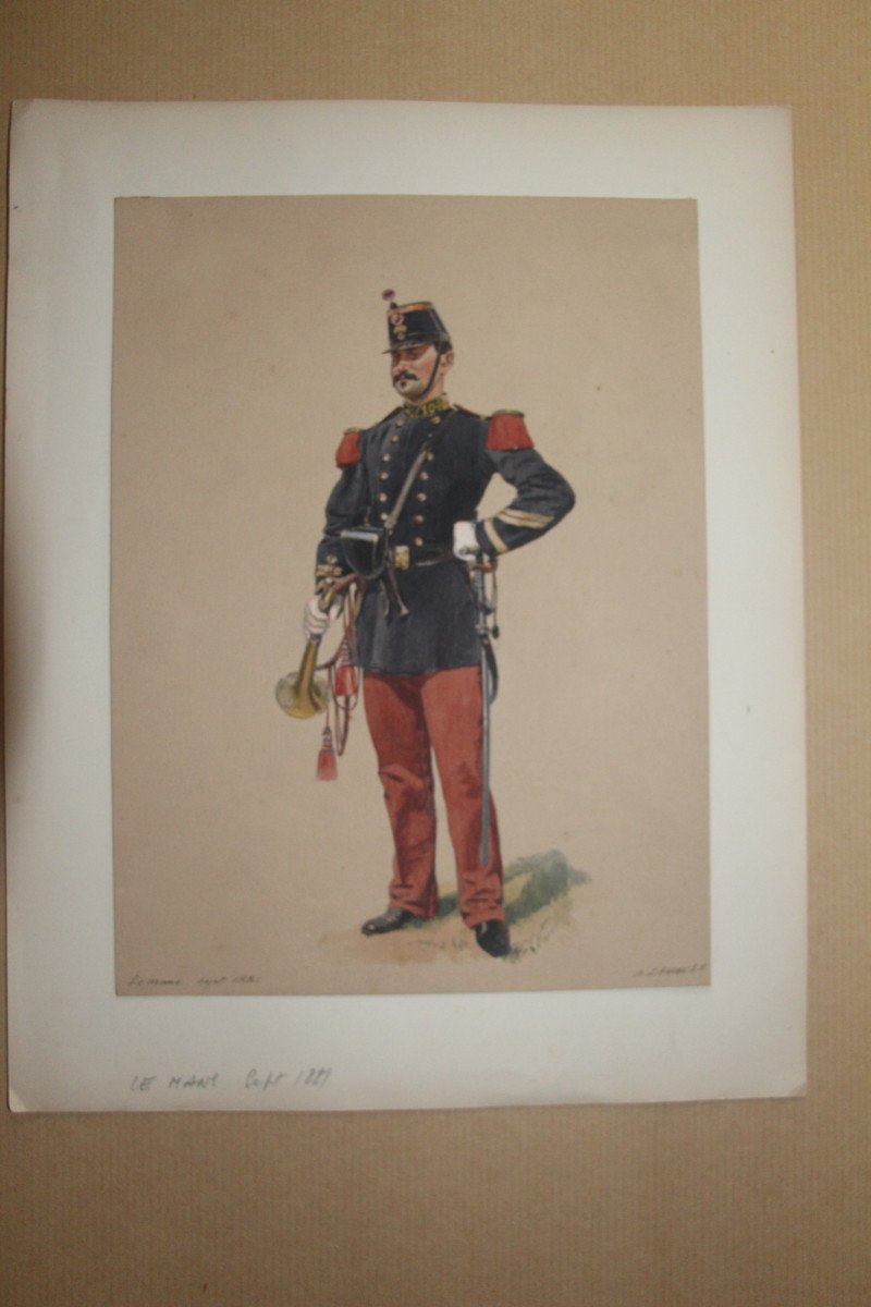 Revue Militaire, Charles-Dominique LAHALLE, 1834-1909.-photo-3