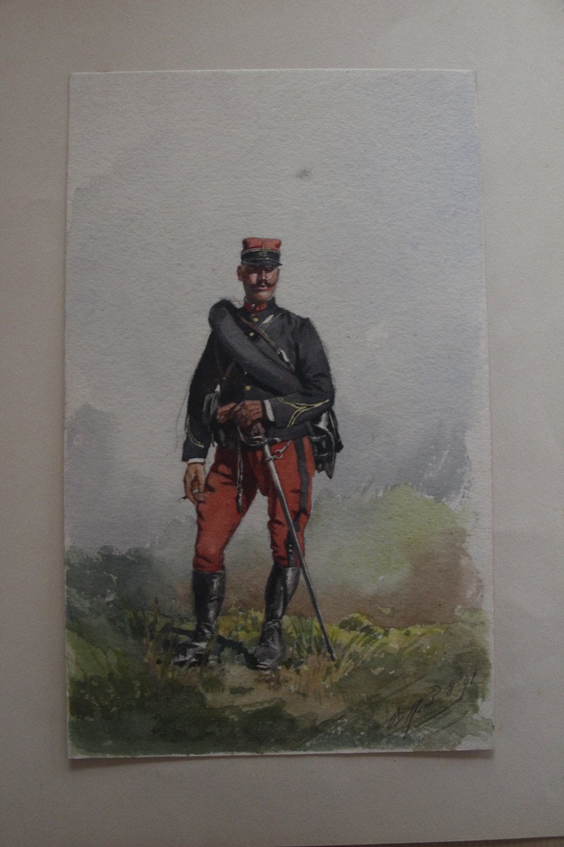 Revue Militaire, Charles-Dominique LAHALLE, 1834-1909.