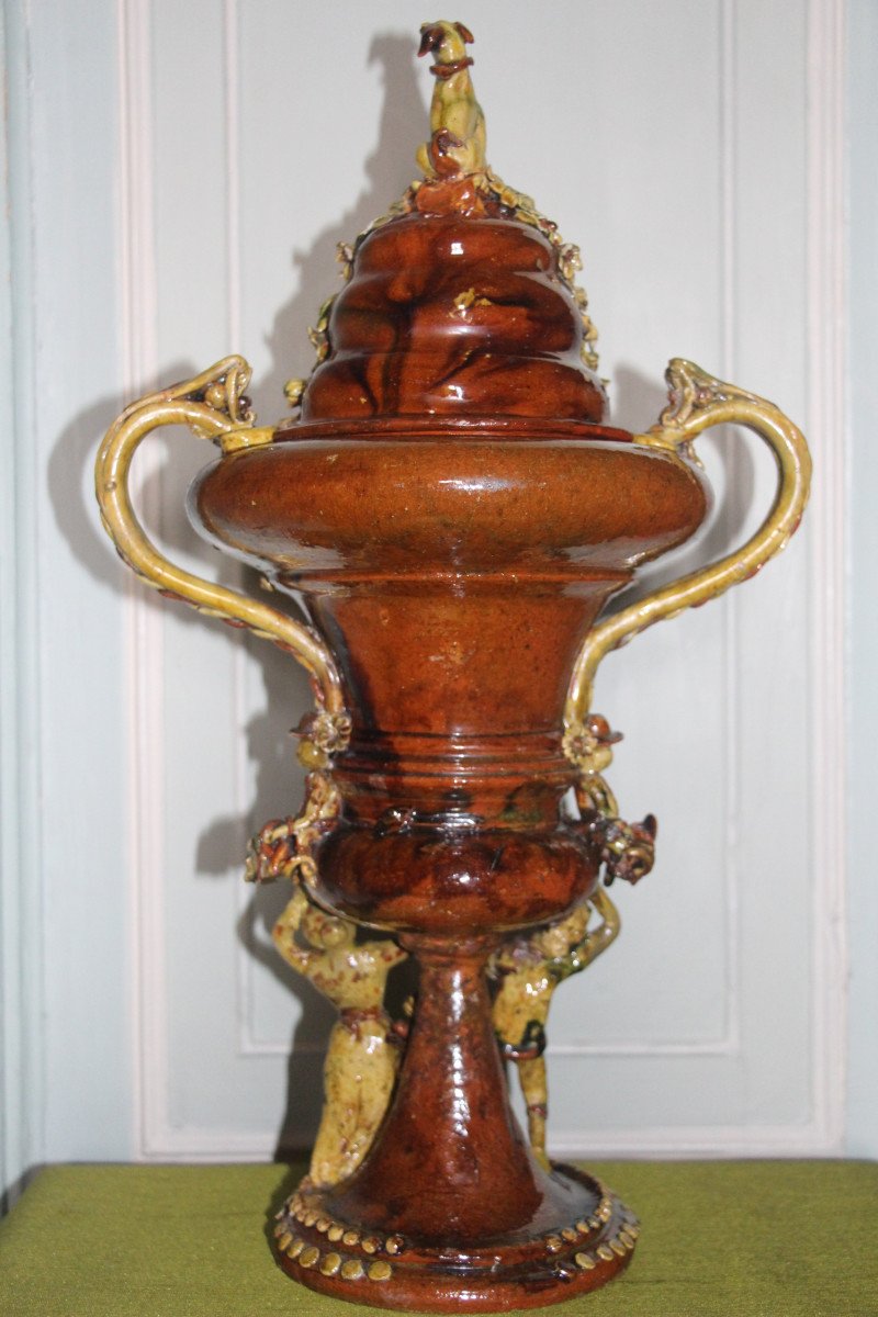 Important Earthenware Perfume Burner From Apt, Louis XVI Period, 18th Century-photo-4