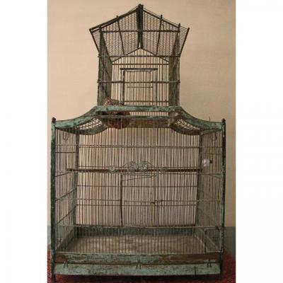 Rare Cage Birds, Form Pagoda, Louis XV, Second Half Of The Eighteenth Century