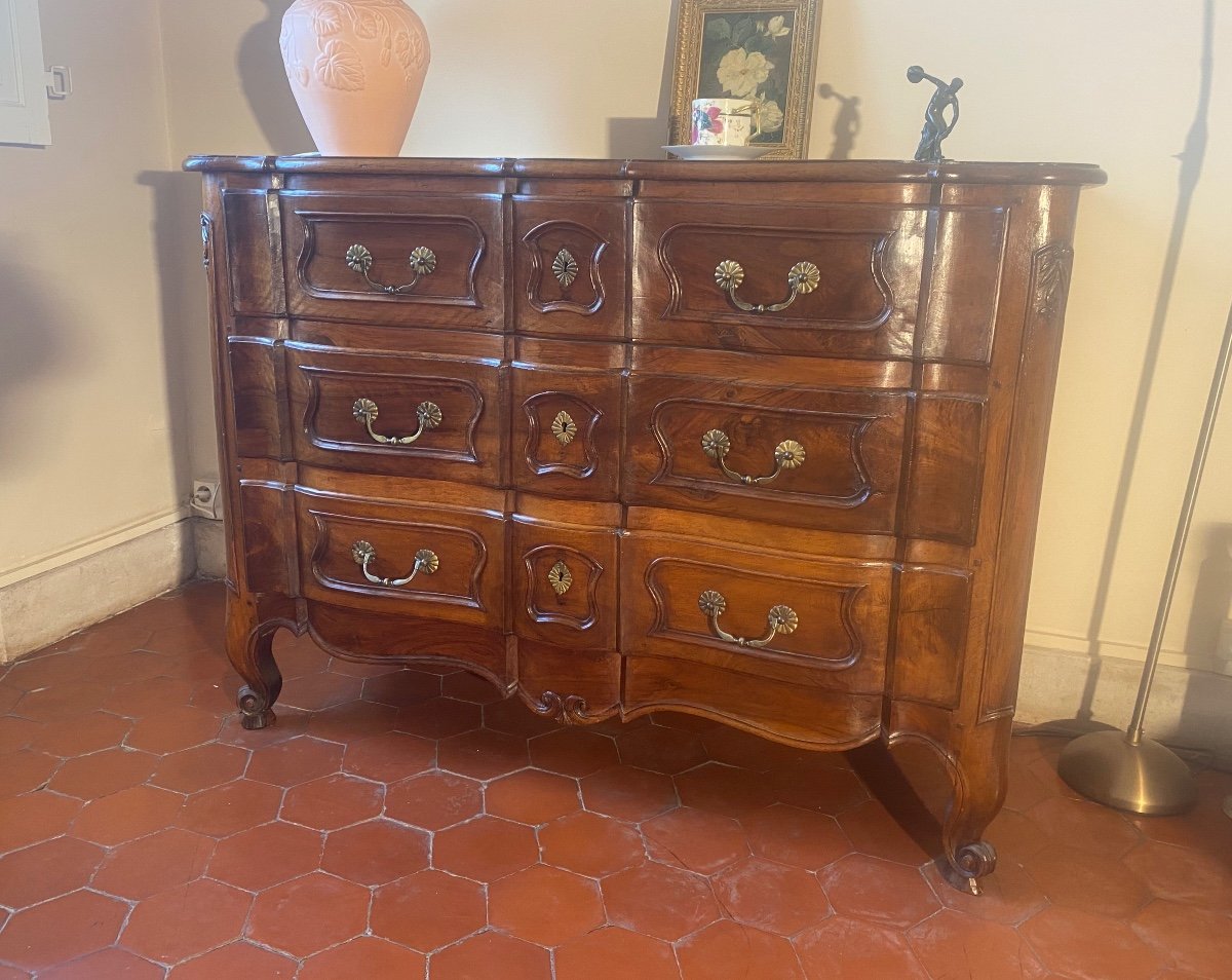 Commode à Double Arbalète Provençale 18eme 