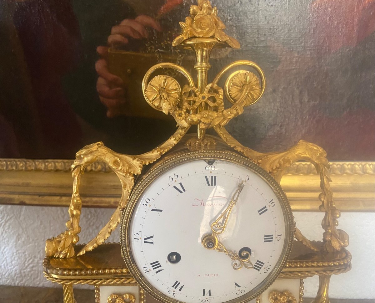 Paris Manner Clock, Louis XVI Period -photo-2