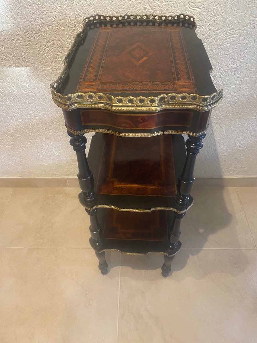 Napoleon III Marquetry Side Table -photo-3