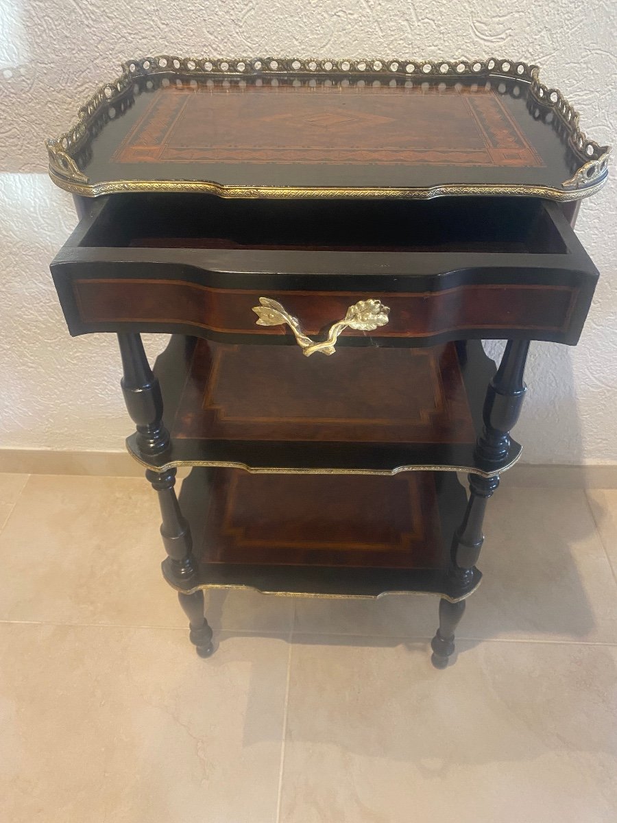 Napoleon III Marquetry Side Table -photo-3