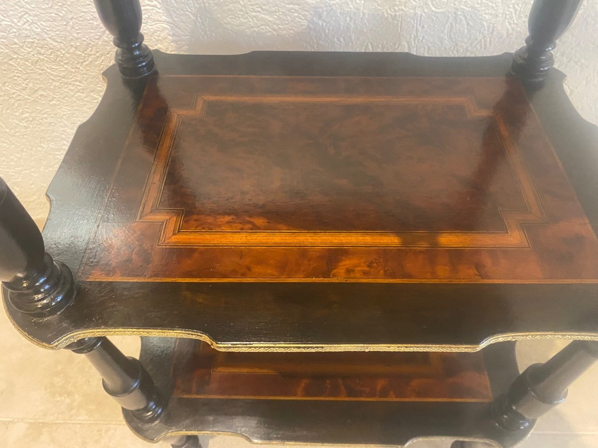 Napoleon III Marquetry Side Table -photo-4