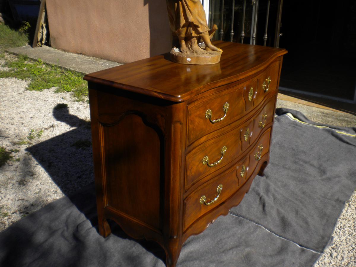 Louis XV Commode Galbee 18th-photo-2