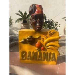 Banania Advertising Bust In Resin 