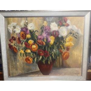 Large Painting Signed And Dated Louis Neillot 1898 1973