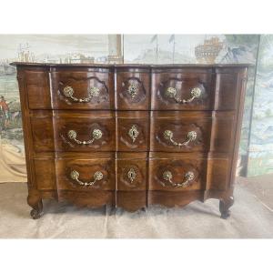 Commode Arbalète Provençale En Noyer 