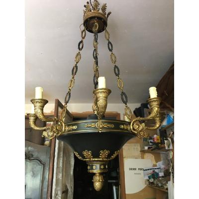 Empire Chandelier With Eight Lights