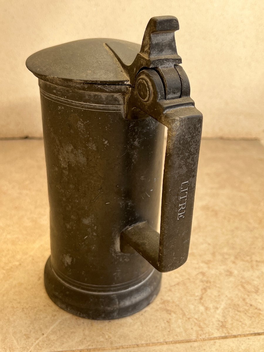 Pewter Tankard 1 Liter-photo-1