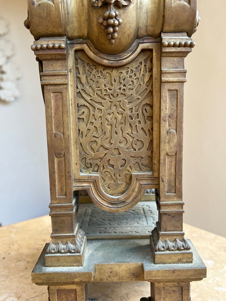 19th Century Bronze Fireplace Clock -photo-7