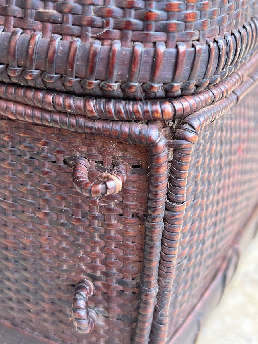 Basketwork For Collecting Medicinal Plants Lahu-shi Tribe Burma -photo-8