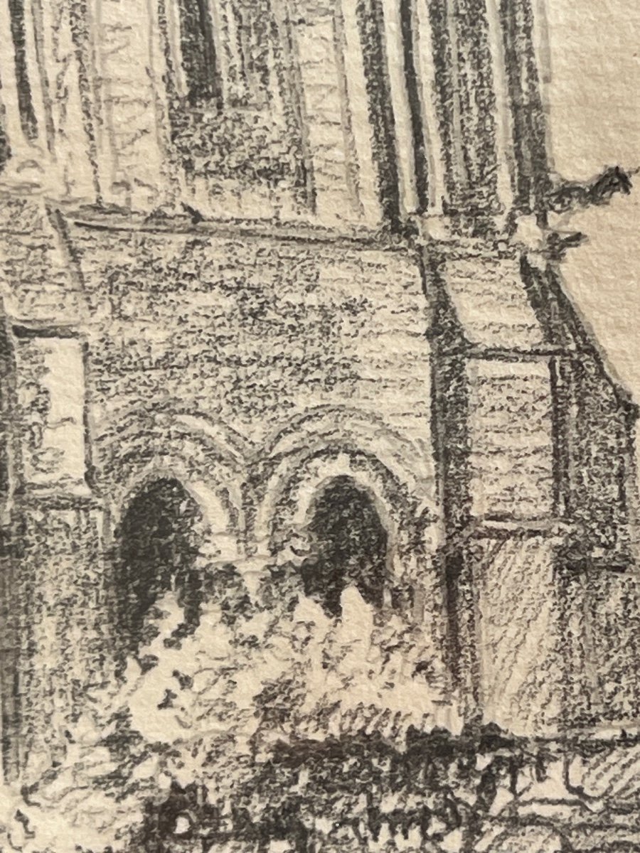 La Cathédrale De Senlis Dessin De Boileau-photo-5