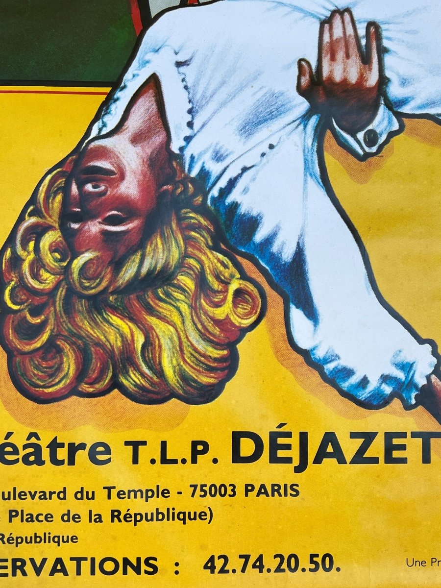 Affiche De Théâtre La Petite Boutique Des Horreurs Circa 1985/1986-photo-2