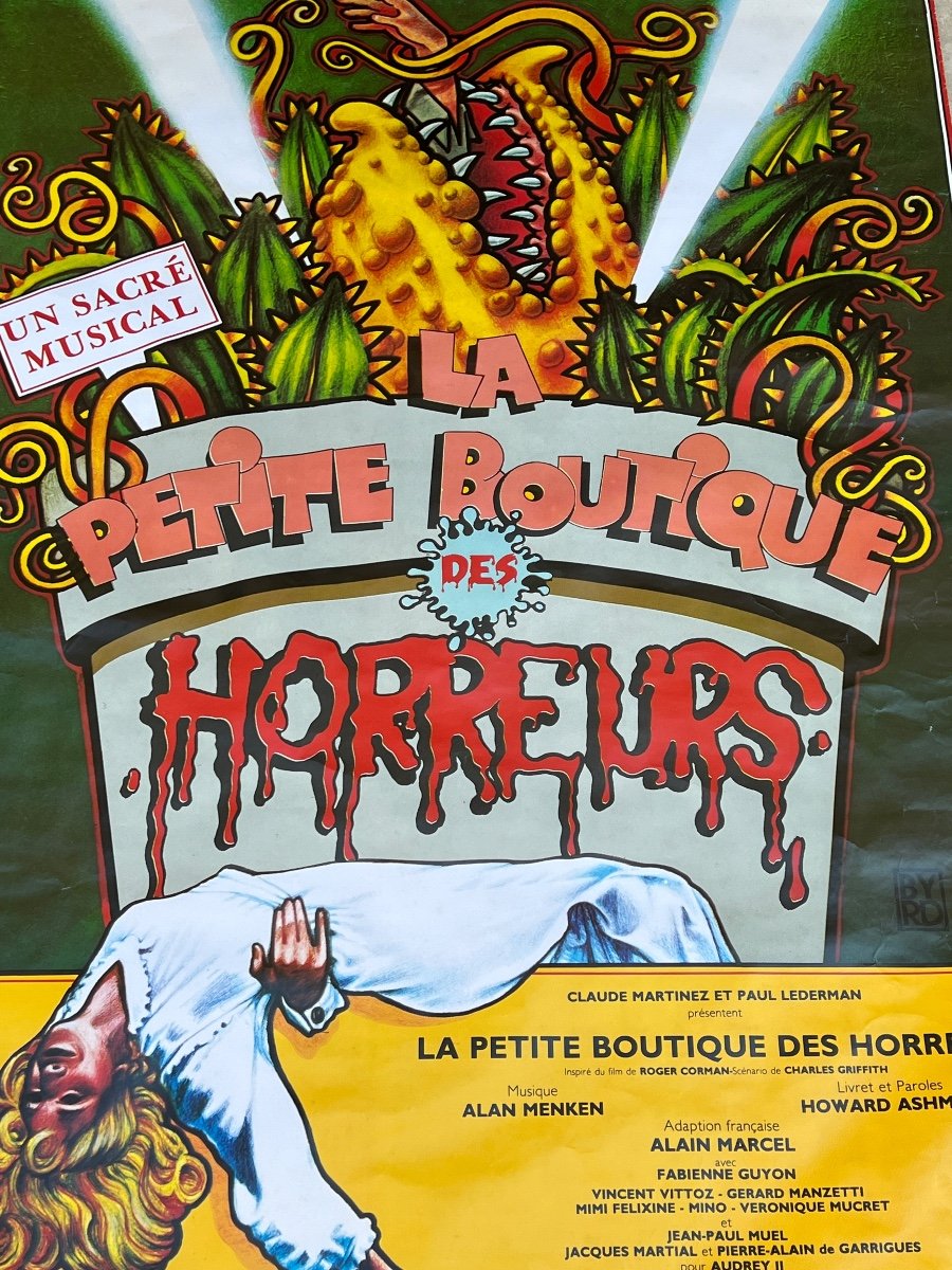 Theater Poster Little Shop Of Horrors Circa 1985/1986-photo-4