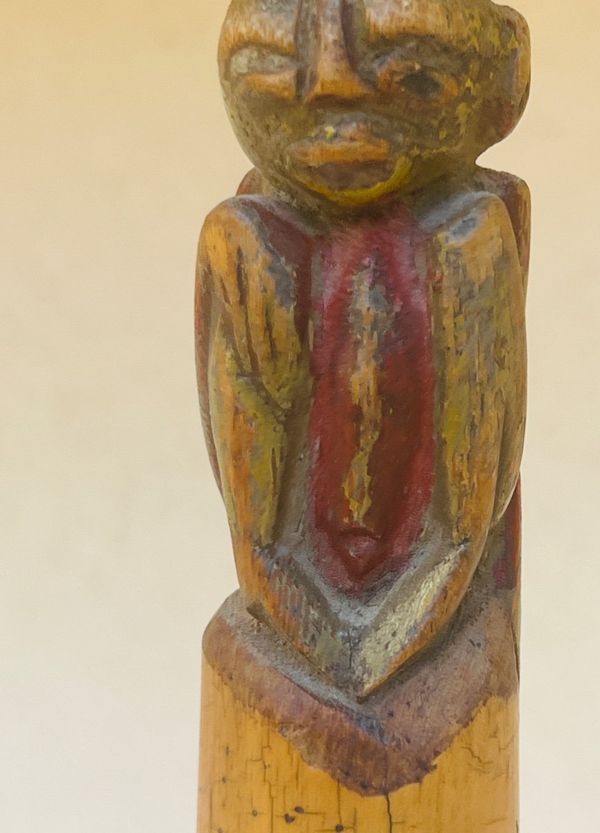 Monk's Cane Monkey Knob XIX Century Burma -photo-3