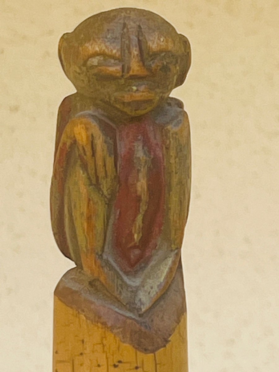 Monk's Cane Monkey Knob XIX Century Burma -photo-6