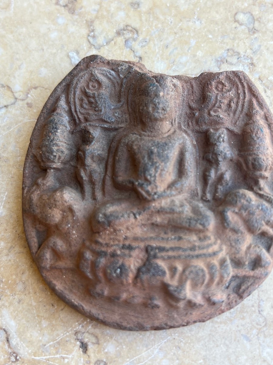 Buddhist Terracotta Amulets 16/17 Century Pagan Burma -photo-3