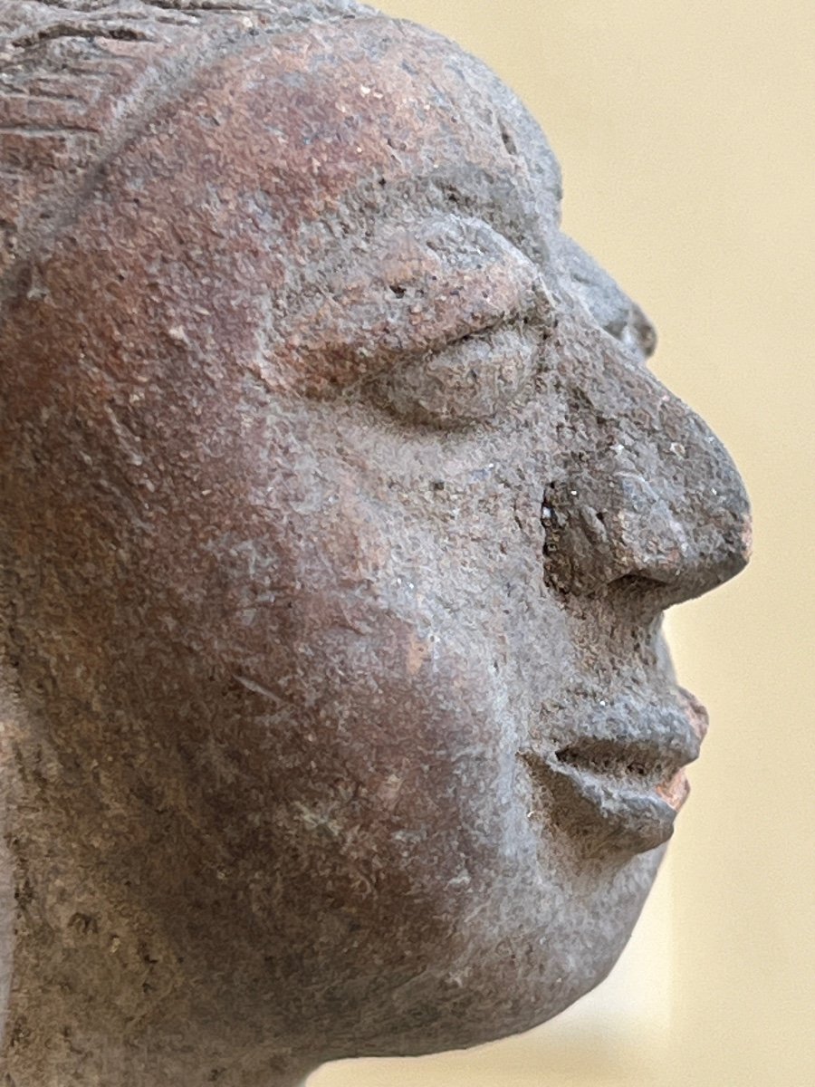 Head Of A Dignitary, Terracotta, Indonesia, East Java, Majapahit Kingdom, Late 13th Century -photo-6