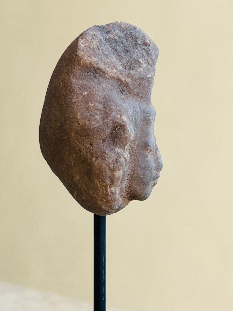 Head Of A Woman, Terracotta, Indonesia, East Java, Majapahit Kingdom, Late 13th Century -photo-6