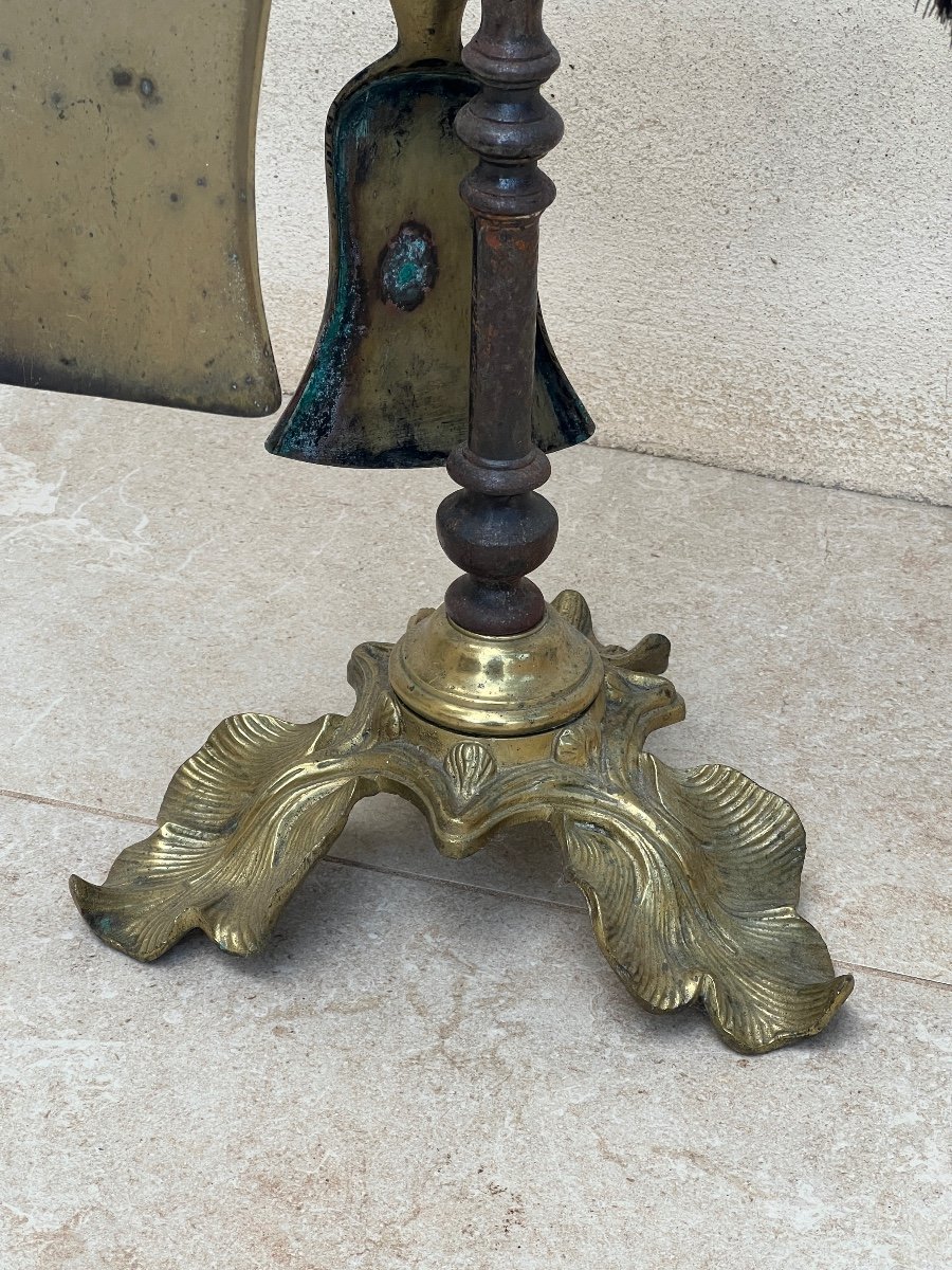 Brass Fireplace Servant  -photo-3