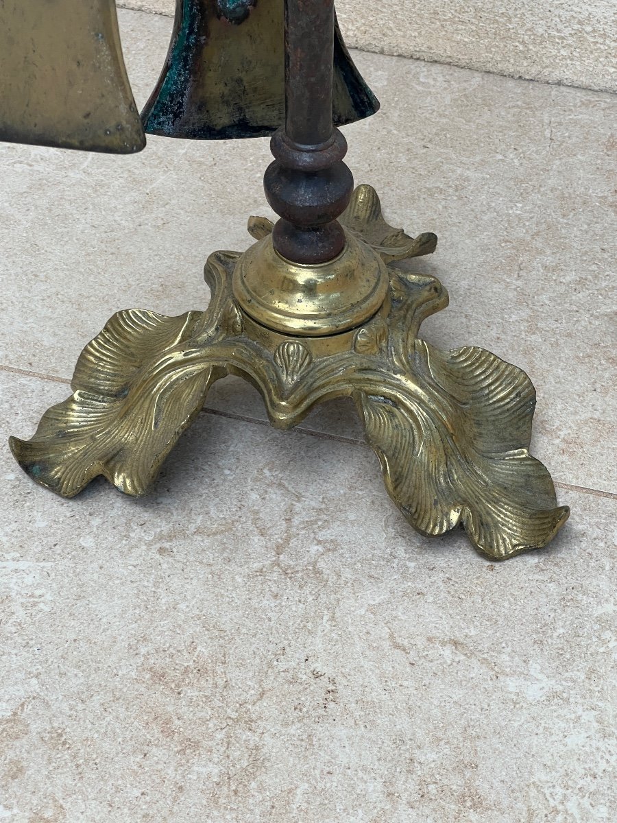 Brass Fireplace Servant  -photo-2